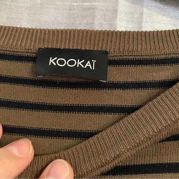 Kookai SZ T1 (Small) jersey with lace and embroidered details GUC, boho, grunge - Picture 8 of 9